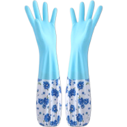 Long Silicone Kitchen Gloves Waterproof And Non-Slip Hand Protection image