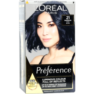 Loreal Hair Color Preference - 21 Bangkok Blue Black image