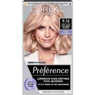 Loreal Hair Color Preference - 9.12 Very Light Ash Beige Blonde image