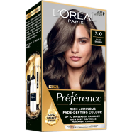 Loreal Preferance Hair Color - 3.0 Dark Brown image