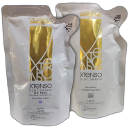 Loreal Xtenso Oil Trio Extra Resistant Hair Straightening Cream (125ml Plus 125ml) - 2pcs