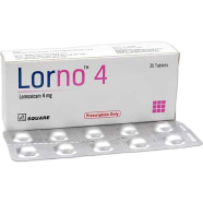 Lorno 4 mg Tablet 10's Strip image