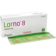 Lorno 8 mg Tablet 10's Strip image