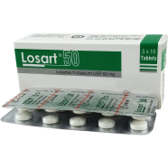 Losatan 50mg Tablet-10's Strip image