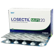 Losectil MUPS 20 mg 10's Strip Tablets image