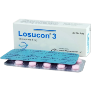 Losucon 3 mg Tablet 10's Strip image