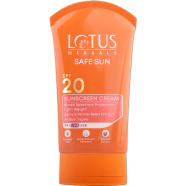 Lotus Herbals Safe Sun Sun Block Cream Pa Plus 20Spf 100gm image