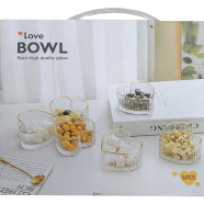 Love Bowl High Quality Glaas 6 Pcs image