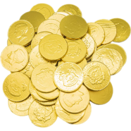 Lucky Milk Chocolate Coin 64gm image
