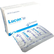 Lucon 50 mg Capsule 10's Strip image