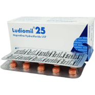 Ludiomil 25 mg Tablet 10's Strip image