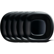 Luminarc Black Carine Dinner Plate Set of 6 image