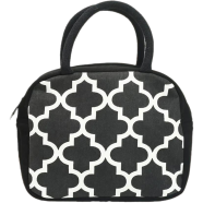 Lunch Bag Black 9.5x7.5x5 inch image