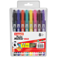 Luxor-150 Twin Marker 8Pc Set - (Model- 3411)