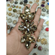 Luxury Crystal Rhinestone Applique Pendant Connector image