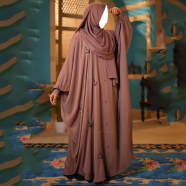 Luxury Designer Karchupi Kaftan Abaya image