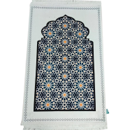 Luxury Excellence Prayer Mat Any Design Deep White Color (70x124 cm) image