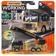 MATCHBOX WORKING RIGS – Pierce Velocity Aerial Platform Fire Truck 7/16 Golden image