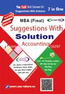 MBA Final 7 in One (Suggestions With Solution)-Accounting image