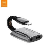 MCDODO LIGHTNING TO LIGHTNING AND DC 3.5MM AUDIO ADAPTER CONVERTER