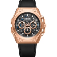 MEGIR 4220 Men’s Luxury Sports Watch – Stainless Steel, Chronograph, Leather Strap, Waterproof image