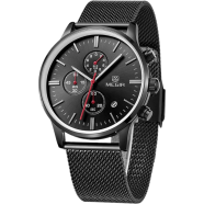 MEGIR MS2011 Men's Quartz Stainless Steel Chronograph Watch icon