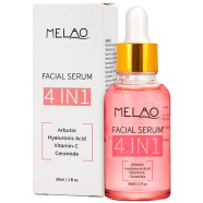 MELAO Whitening Lightening Hydra Nourishing 4 in 1 Serum Niacinamide Hyaluronic Acid Vitamin C Vitamin E Facial Skin Serum-30ml image