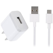 MI Adapter (2A) And Micro USB Cable - White image