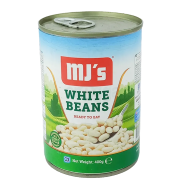 MJ's White Beans 400gm icon
