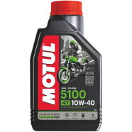 MOTUL 5100 4T Technosynthes 10W40 Motor-Cycle Engine Oil 1 Liter image
