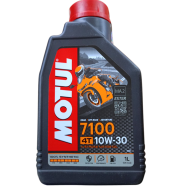 MOTUL 7100 4T Synthetic 10W30 Motor-Cycle Engine Oil 1 Liter image