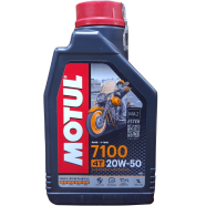 MOTUL 7100 4t Synthetic 20W50 Motor-Cycle Engine Oil 1 Liter image