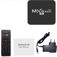 MXQ Pro 8K 5G Android Smart TV Box - 8GB/128GB, Free Dish Line TV Channel, Android TV Box , 4K TV Box image