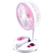 M-2026 Rechargeable Folding Desk Fan With LED Light DE image