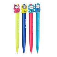 M and G Cat 0.7mm Blue-Ink Ball Pen 4 Pcs - AKPH9572