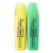 M AND G SCENTED HIGHLIGHTER YELLOW/GREEN - AHM21572Y