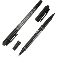 M AND G TWIN PERMANENT MARKER BLACK- 2Pc - APMV7471 image