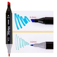 M And G Dual Art Marker Headed Marker 40 Colors APMV1414 image