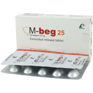 M Beg 25mg Tablet 10's Strip image