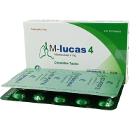 M-lucas 4 mg - 15's Strip Chewable Tablet image