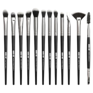 Maange 12 pcs Eye Brush Sets - Black Color image
