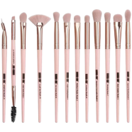 Maange 12 pcs Eye Brush Sets - Pink Color image