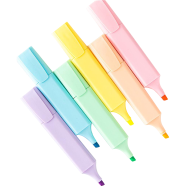 Macaron Highlighter, Marking Pen 6 Pcs Set image