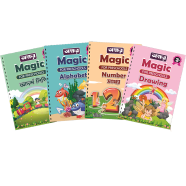 Magic Book With Pen 1 Pcs 5 Refills And 1 Grip image