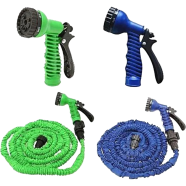 Magic Hose Pipe 50 ft – Expandable Garden Water Pipe with Spray Nozzle for Car Wash And Home Use image