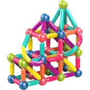 Magnetic Bar Blocks (42 Pcs) (Multicolour) icon