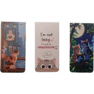 Sankhacura Magnetic Bookmark, Cozy Reading Collection-3 Pcs image