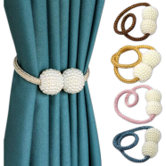 Magnetic Curtain Tiebacks Convenient Drape Tie -1pcs ( Any Colour ) image