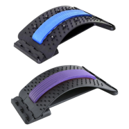 Magnetic Therapy Back Massager Stretcher Neck Stretch Tools (Any Colour). image