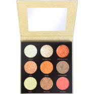 Makeup Revolution Pressed Glitter Eyeshadow Palette - Midas Touch image